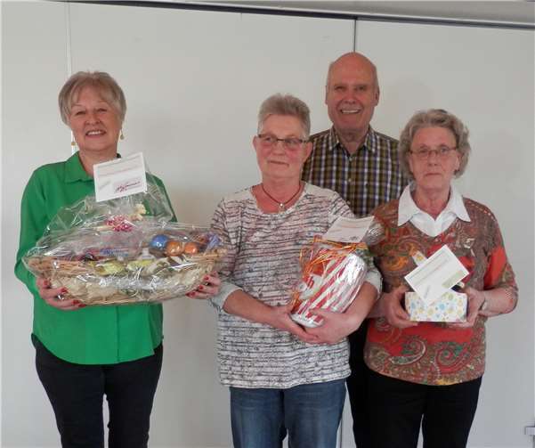 (v.li.) Angelika Bodzian, Beate Nitsche,Martin Sandmann, Brigitte Dausenau. Privat