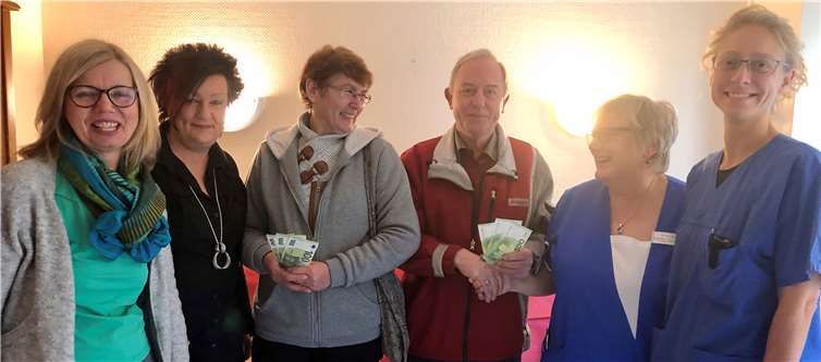 (v.li.) Birgit Aicher, Sabine Reingten-Schäfer, Eheleute Bonefas, Karin Vilz und Dr. Aline Sebastian.Foto: privat