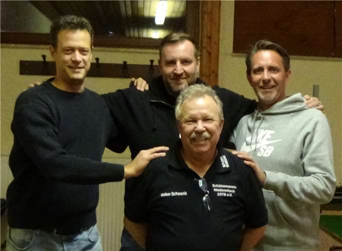 (v.li.): Christian Mertens, Timo Frink, Volker Schwenk, Stefan Schmitt.