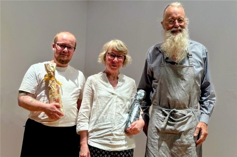 v.li.: Ivo Hewing, Melody Reich, Hans Eberhard Maldfeld