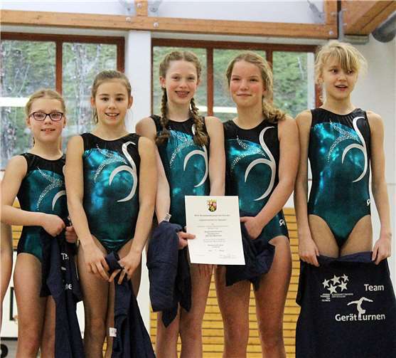 (v.li.) Janina Höving, Sarah Hoepp, Isabella Schneider, Paula Lehrmann und Anna Mayers.Foto: privat