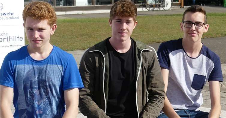 (v.li.) Nils Hilger, Jannik Stenzel und Andreas Weinand.Foto: privat