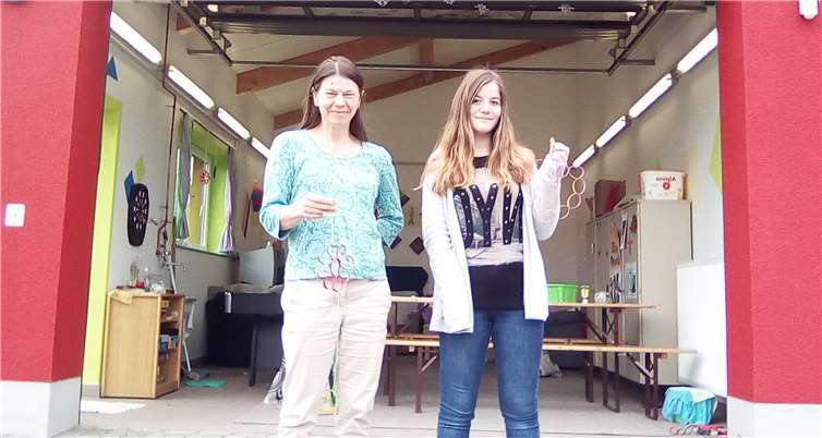 (v.li.) Steffi Raths und Sabrina Krins.Privat