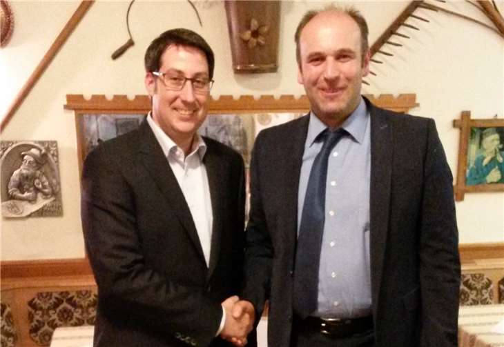 v.li.:Jürgen Hoffmann und Marco Weber, MdL. privat