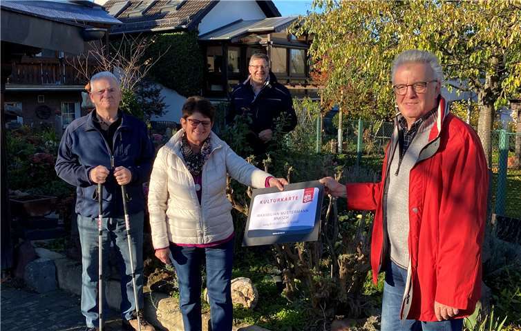 (v.l.n. r): Ehepaar Stahl, Ulrich Stiebe und Peter Krämer.Foto: privat