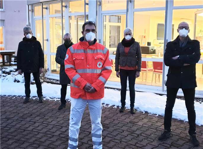 v.l.n.r.: Alfred Steimers, Manfred Schnur, Dieter Nickel, Helene Astapowski, Thomas Hanhart.Fotos: Kreisverwaltung Cochem-Zell