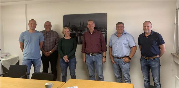 (v.l.n.r.): Andreas Hödt, Franz-Josef Gläßer, Alexandra Kaatz, Holger Hesse, Sebastian Hill und Ralf Dau.  Foto: