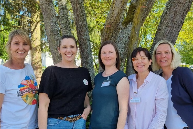 v.l.n.r.: Björg Strauß, Anna Schreiber, Laura Hein, Melanie Hellmann, Nadine Hermani