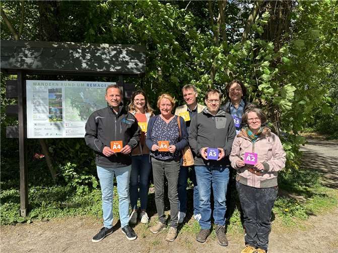 v.l.n.r.: Björn Ingendahl, Verena Weyl, Beate Reich, Dan Hummel (Wesemann New Media), Björn Hansen, Marc Bors und Neele Hansen.  Foto: Carina Voigt
