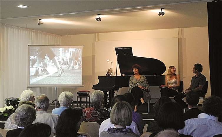 (v.l.n.r.) Carmen Piazzini, Sabine Keller, Andrés Wertheim. privat