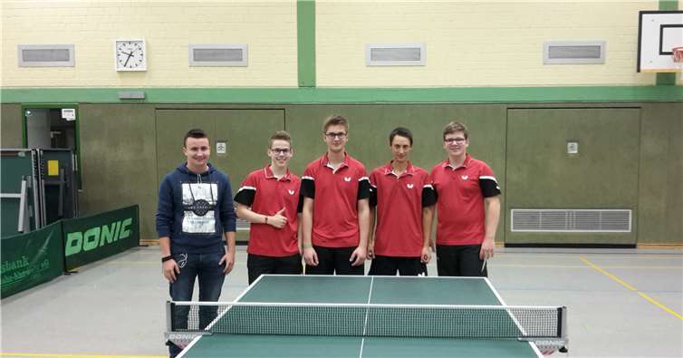 (v.l.n.r.): Christian Hellenthal, Mike Faust, Dominik Schmitt, Fabian Klein und Manuel Sicken. privat