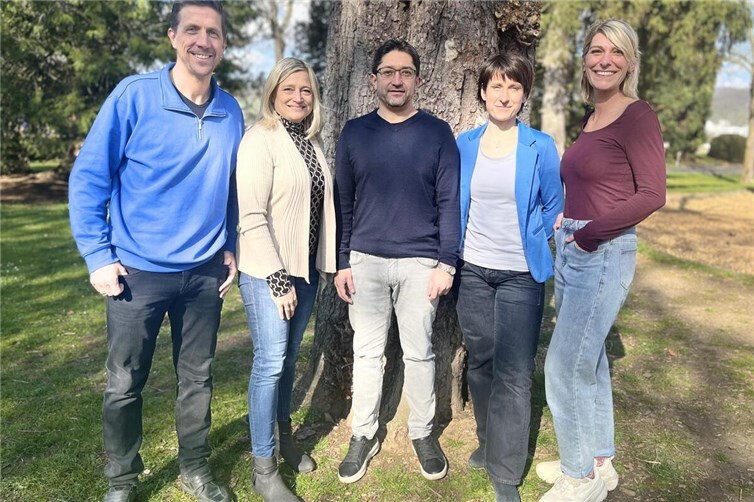 v.l.n.r.: Christian Luke, Iris Gesell, Sebastián Merino, Anna Evertz, Alicja Sinen