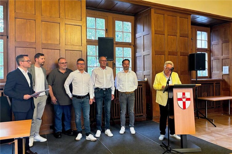 v.l.n.r.  David Langner,  M.Vohl, M.Gamber, S.Neuhaus, K.Ganser, M.Kengji, Ulrike Mohrs