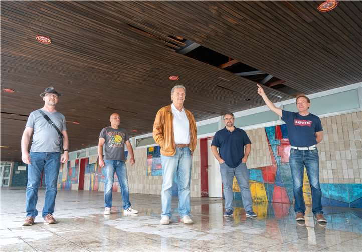 v.l.n.r.: Die Liberalen Jochen Müller, Oliver Spielmann, Dietrich Rühle, Dennis Mohr und Stefan Puderbach. Foto: FDP Neuwied