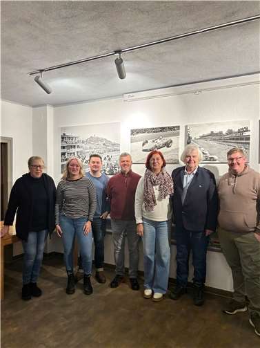 (v.l.n.r.): Doris Grüber, Leona Grüber, Marco Grüber, Christian Zahn, Ulrike Dobrowolny, Kay Andresen, Nico Grüber.  Foto:privat