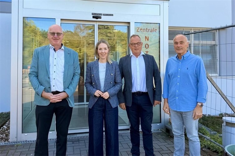 v.l.n.r. Dr. Hartmut Münzel, Ellen Demuth MdB, Thomas Werner, Detlef Nonnen