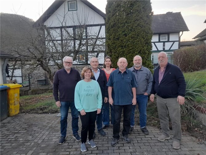 v.l.n.r.: Erwin Schmitz, Petra Hupperich, Helmut Esser, Anke Wehmeyer, Georg Zavelberg, Werner Frings, Egon Wittersheim.  Foto: Georg Zavelberg