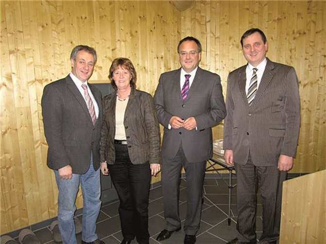 v.l.n.r.: Hans Dieter Felten, Christel Ripoll, Bernd Weidenbach, Martin Braun.Privat