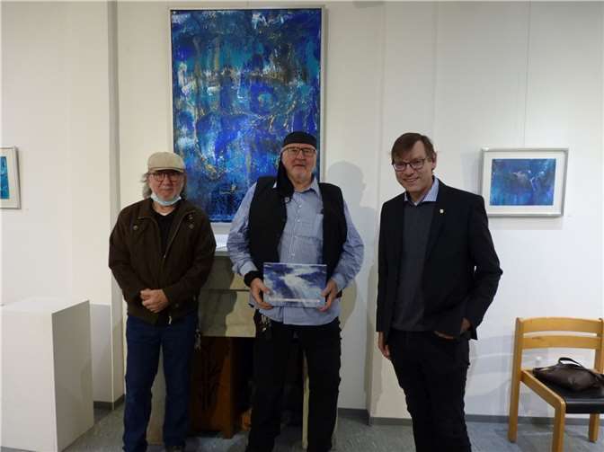 v.l.nr.: Heinrich Albert Ellner, Richard Frensch und Beigeordneter Thomas Schroeder. Foto: Anja Steffens/Stadt Mayen