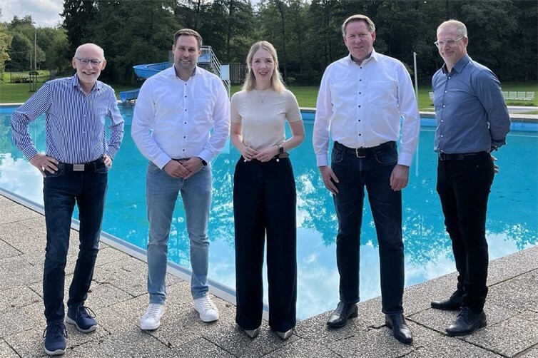 v.l.n.r. Hermann Roth, Johannes Behner MdL, Ellen Demuth MdB, Joachim Brenner, Marc Schwan