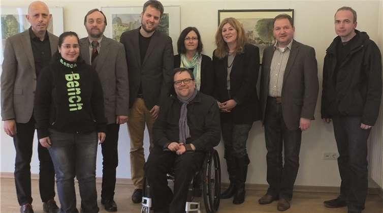 (v.l.n.r.) Jakob Geditz, Nadja Sarva (Verein Menschen mit Behinderung), Hans Werner Kaiser, Teilhabebeirat Landkreis Neuwied, Stefan Heym. Petra Grabis und Andrea Oosterdyk, Teilhabebeirat, Matthias Rösch, Volker Berg und Matthias Dimmer. privat