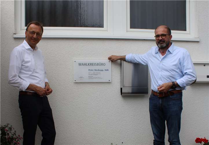 v.l.n.r.: Josef Oster und Peter Moskopp. Foto: CDU