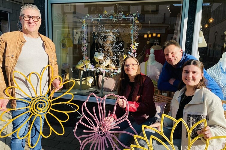 v.l.n.r.: Jürgen Nett, MY-Gemeinschaft; Ayla Rozera, Brückenstraßengemeinschaft; Jörg Wagner, städtischer Betriebshof; Julia Judt, Stadt Mayen