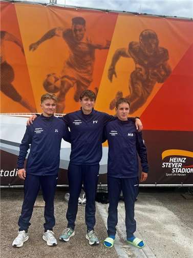 (v.l.n.r.) Julian Lange, Philipp Veit und Moritz Blank.  Foto: privat