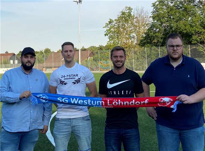 v.l.n.r: Kevin Sönksen, Andreas Rothbrust, Simon Gassen, Robin Odenthal.Foto: SG Westum-Löhndorf
