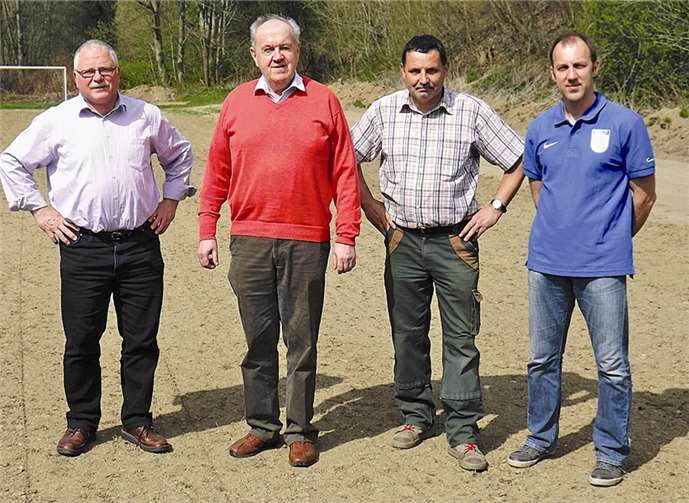 v.l.n.r. Klaus Kux, Bernhard Wiemer, Paul Düyster, Dirk Schade. privat