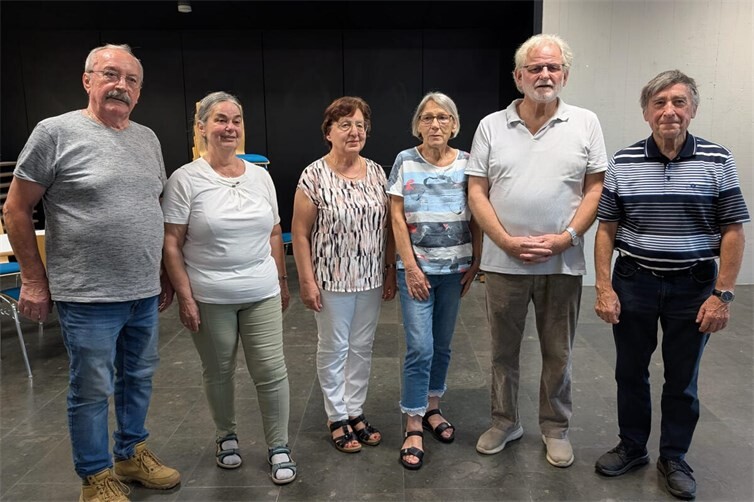 v.l.n.r.: Kurt Götz, Renate Weber, Irene Fast, Helga Vogelsang, Werner Weber, Hans-Werner  Seul
