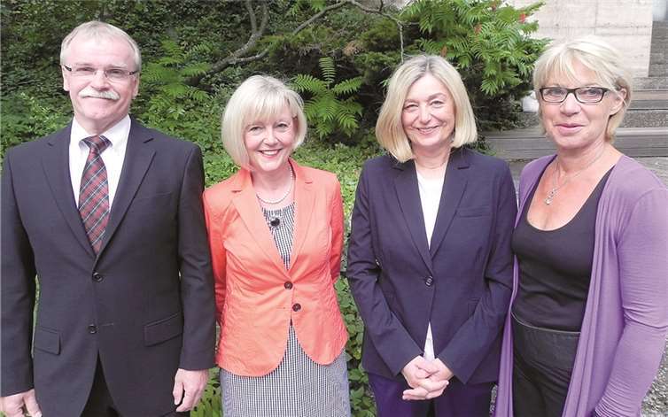 (v.l.n.r.) Kurt Schmitt, Brigitte Schubach-Schmitt, Ilse Schumacher und Anne Schütte. privat