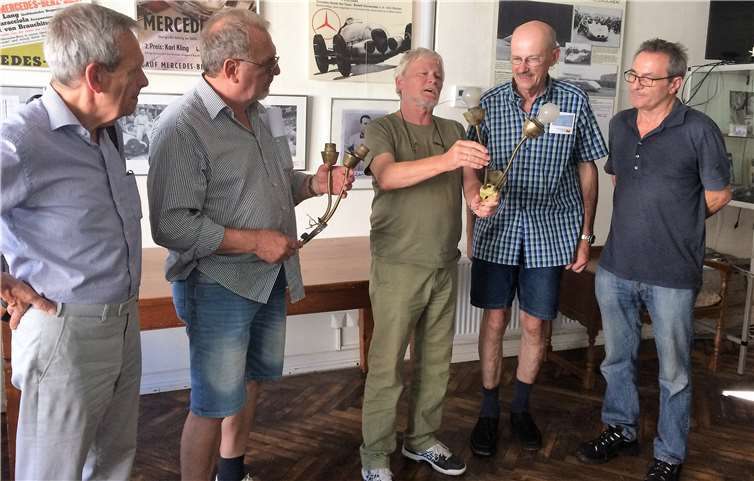 (v.l.n.r.): Manfred Dreisch, Frank Krajewski, Rolf Plewa, Jürgen Becker und Detlef Lichtenthäler. privat