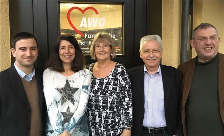 (v.l.n.r.): Marcel Hürter, Motee Spanier, Renate Cichuttek, Lorenz Denn und Christian Radtke.privat