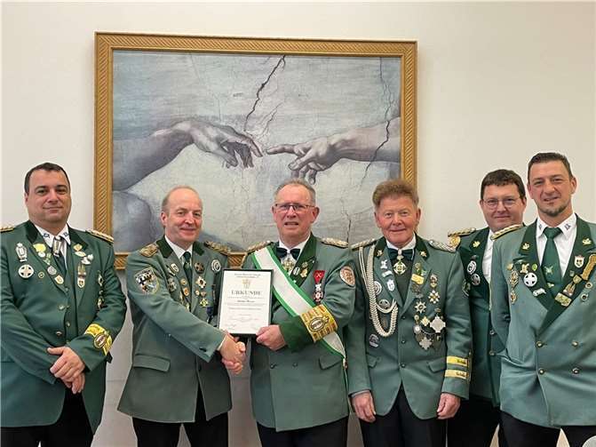 v.l.n.r. Marcus Beyer, Rüdiger Hoffmann, Sigi Belz, Ludwig Nett, Josef Fleischer, Karten Eller.  Foto: privat