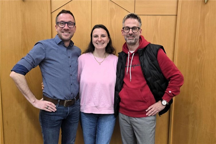 v.l.n.r.: Markus Ramacher, Annika Schell, André Borchers.  Foto: André Borchers