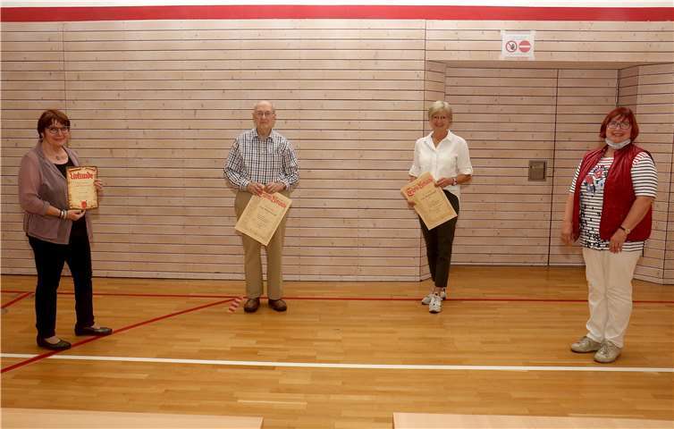 v.l.n.r.: Marlene Feider, Josef Körber, Rita Bender und 1. Vorsitzende Annerose Thörmer. Foto: privat