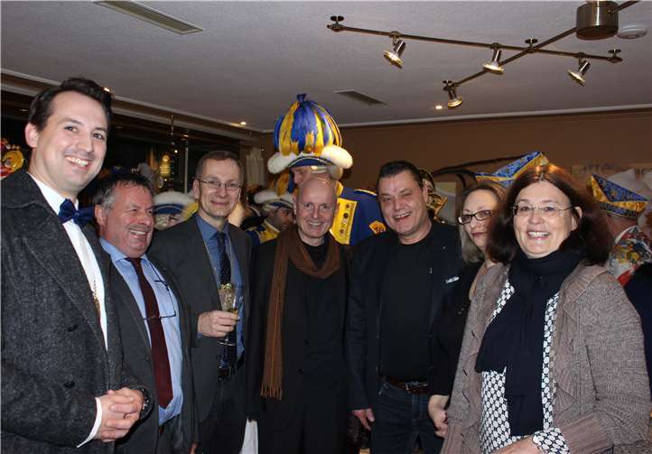 (v.l.n.r.) Martin Thormann, Friedhelm Münch, Andreas Geron, Ulrich van Bebber, Frank Schmickler, Ilona Schmickler, Brigitte Schmickler. privat