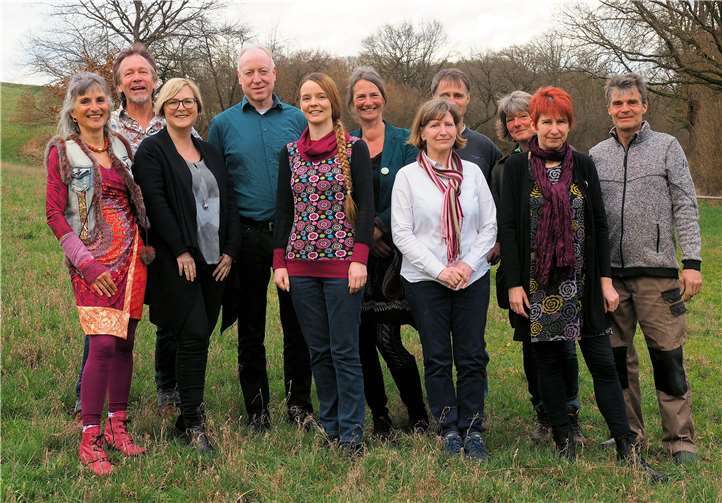(v.l.n.r. Martina Grosvenor, Gavin Grosvenor, Manuela Bork, Klaus Meurer, Michaela Jubelius, Christine Lang, Klaudia Ternus, Bernhard Mercier, Beata Zadick-Fuhrmann, Birgit Meyreis, Marc Fuhrmann). Foto: Grosvenor