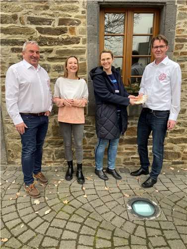 (v.l.n.r.) Michael Giehl, Sandra Böhling, Daniela Dedenbach, Frank Dresen.  Foto:Wolfgang Staus