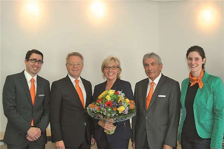 (v.l.n.r.): Michael Schäfer, Elmar Schmitz, Maria Breitbach, Peter Schülter, Stefanie Marx. privat