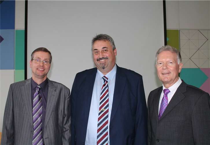 v.l.n.r. : Michael Schmitt, Martin Melzer, Wolfgang Fromm.  Polizeipräsidium Koblenz