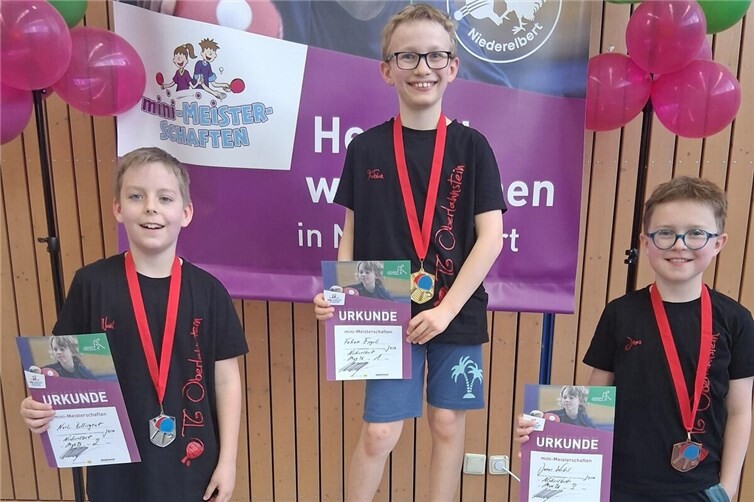 v.l.n.r. Noel Bellingrath, Fabian Engel, Jonas Weber.