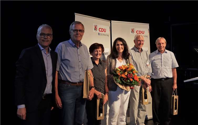 v.l.n.r. Oliver Krauß MdL, Roman Limbach, Notburga Kunert, Elisabeth Winkelmeier-Becker, Wilhelm Gunkel, Bernd Großmann Foto: CDU Rhein-Sieg