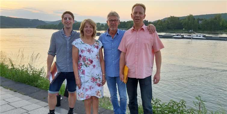 (v.l.n.r.): Ortsbeiratsmitglieder Niclas Schell, Rita Höppner, Jürgen Walbröl und Andreas Köpping. Foto: CDU