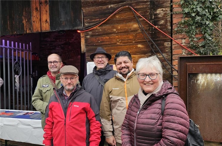 v.l.n.r. Peter Moskopp (MdL), Horst Eberl, Winfried Mathy, Ali Kashani, Ute Eberl (alle CDU Höhr-Grenzhausen) Foto:Peter Moskopp