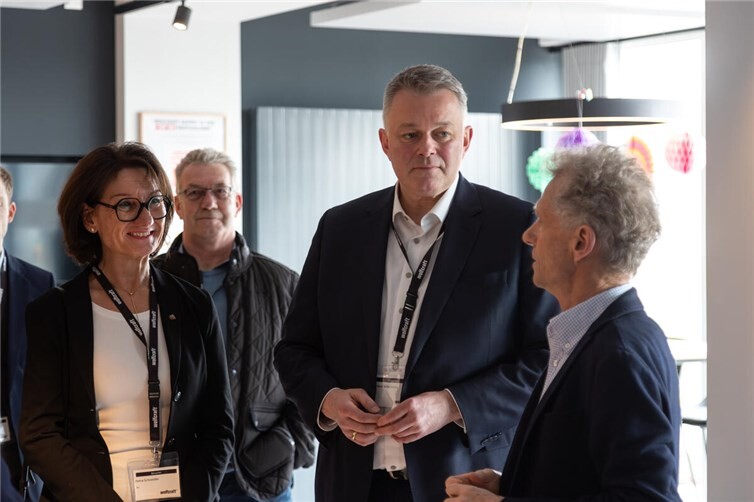 (v.l.n.r.) Petra Schneider, Georg Bläser, Gordon Schnieder, Thomas Wolff