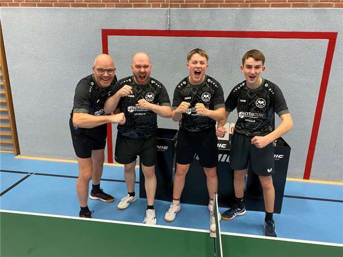 v.l.n.r.: Robert Füllmann, Tobias Krieger, Sebastian Polch, Louis Stehle.  Foto:privat