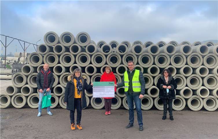 v.l.n.r.: Thomas Geisen, Renate Hollmann, Carmen Nattkamp, Frank Mertens, Rita Hirsch. Foto: Förderverein