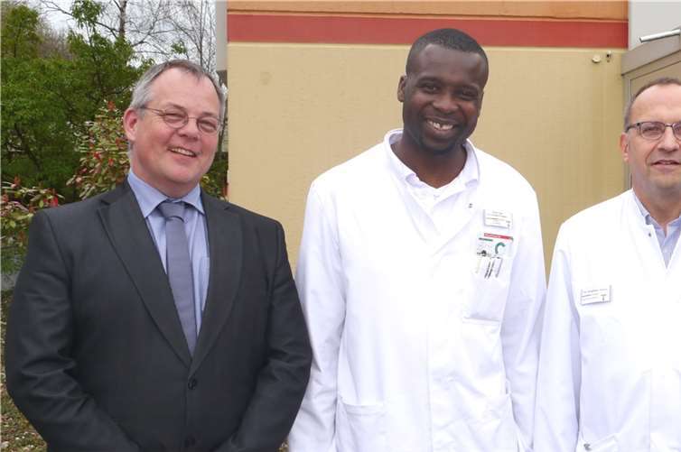 v.l.n.r.: Thomas Werner, PD Dr. Dje Philippe N`Guessan, Dr. Stephan Adam, André Tillmann.privat